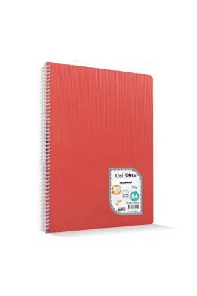 ÇINAR DEFTER دفتر ملاحظات كولورماكسي بغلاف بلاستيكي مقاس A4 بحلزون و72 ورقة م...