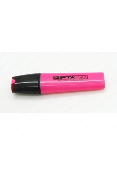 Gıpta Highlighter Pen 5 mm Cut Tip Pink 12 Pack