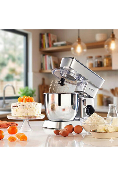 Schafer 10 Kademeli Hamur Yoğurma Makinesi, 1300 Watt Güçlü Motor - 5,5L Hazne