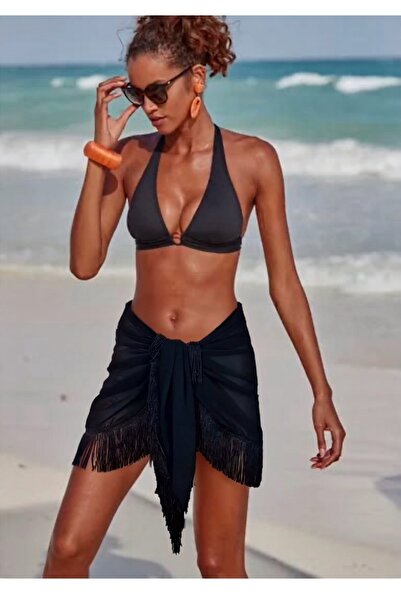 quella atelier Püsküllü Pareo Sarong