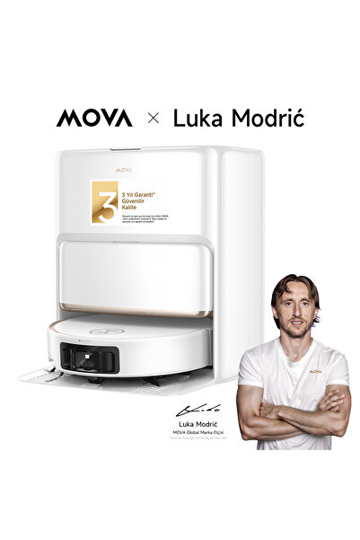 MOVA Z60 Ultra Roller Complete Robot Süpürge, 28.000 PA Emiş Gücü, 3 Yıl Garanti