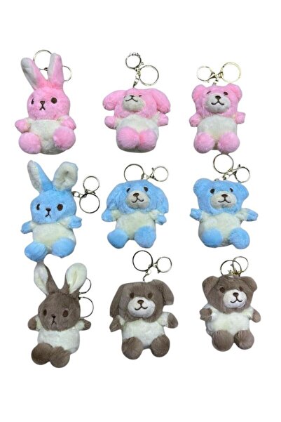 KIZILKAYA سلسلة مفاتيح بيلوس على شكل أرنب وكلب ودب KZL-2410151