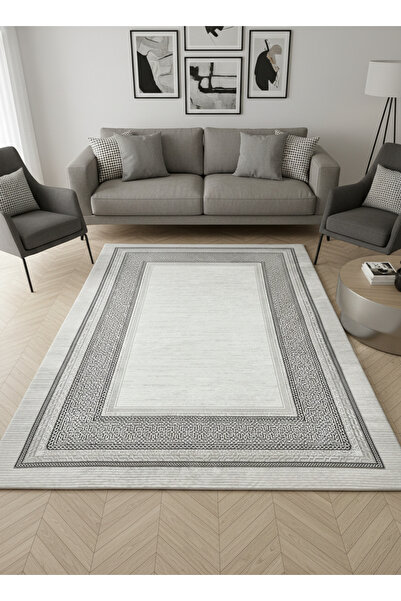 ALLGELSİN Lastikli Mikro Polar Halı Örtüsü 4m2 160x230 veya 6m2 200x300 Dört ...