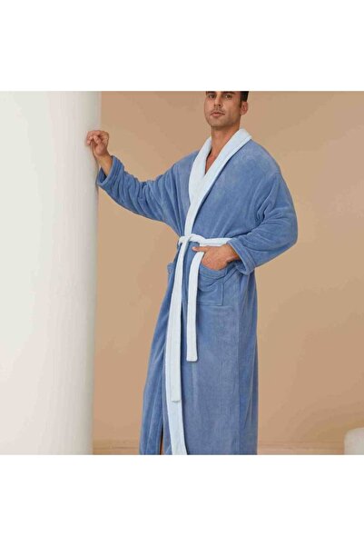 REEFI Classis bathrobe - Blue - XL