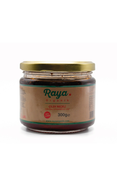 Raya Organik Organik Çilek Reçeli 300 g