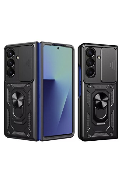 SKYDDAR INNOVATION Husă pentru Samsung Galaxy Z Fold7, CamShield, neagră, set...