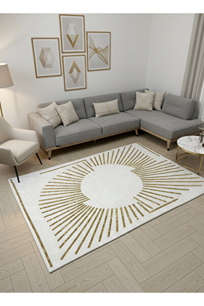 ALLGELSİN Elastic Micro Fleece Carpet Cover 4m2 160X230 or 6m2 200X300 Four o...