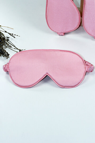 Nomads Felt %100 İpek Uyku Maskesi-Uyku Göz Bandı | Pembe | Nomads Felt