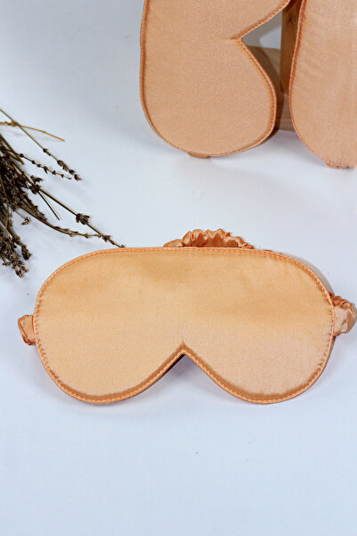 Nomads Felt %100 Ipek Uyku Maskesi Uyku Göz Bandı | Somon | Nomads Felt