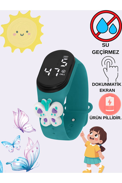 Ticarto Digital Led Ekranlı Figürlü (SU GEÇİRMEZ) Çocuk Kol Saati TCTSR007105...
