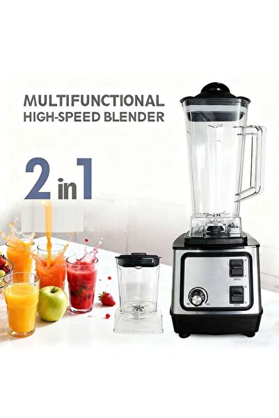 Generic New Golden Creat 2-in-1 8500W Blender Juicer 2.5L Smoothie Maker Ice ...