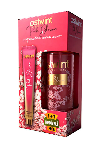 Ostwint Pink Blossom Vücut Spreyi 200ml & Vücut Kremi 50ml Set - Taze Çiçekle...