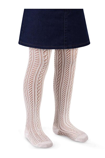 Civil Girls Chiloți plasă pentru copii 3-11 ani - Ecru