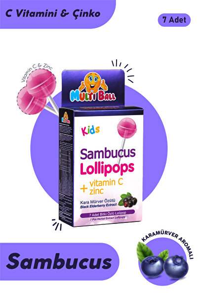 Multiball Kids Sambucus Lolipop 7li
