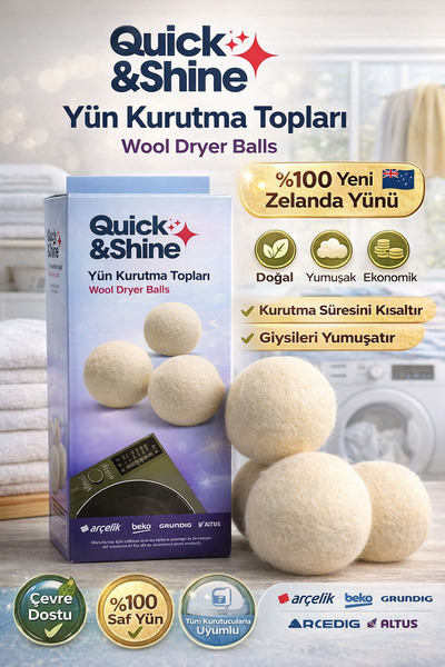 Quick&Shine Bile de uscare pentru lână - Uscător