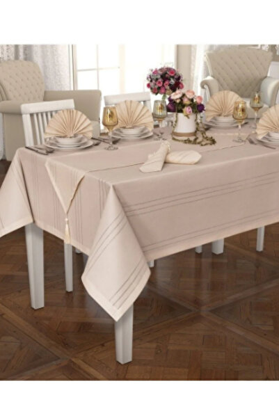 Rivosa Σετ τραπεζομάντηλα Colber σε κουτί, 26 τεμάχια, για 12 άτομα, καφέ