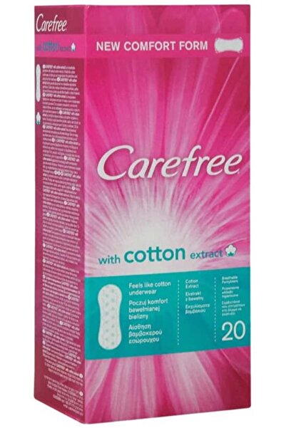 Carefree Cotton Unscented 20 Pcs (067590) --- كيرفري قطن بدون عطر 20 قطعه