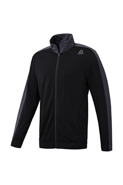 Reebok D94276 Te Tricot TrackSuit Siyah Gri Erkek Eşofman Takımı Siyah Gri