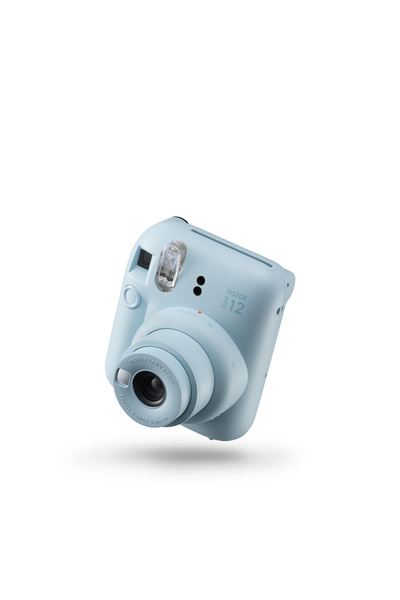 Fujifilm مجموعة Instax Camera Mini 12 Bee Happy باللون الأزرق الفاتح