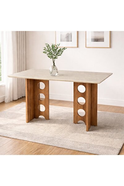 DEC13 A modern dining table with an elegant and luxurious design