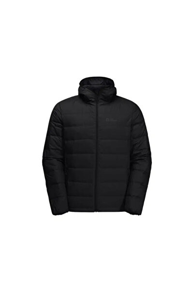 Jack Wolfskin 1207671_6000 ATHER DOWN HOODY M Erkek Spor Mont Siyah