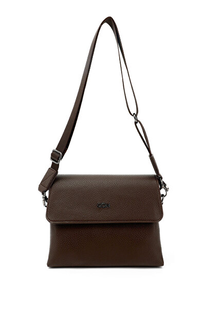 GÖNDERİ(R) Kadın Kahverengi Uzun Askılı Omuz Çantası