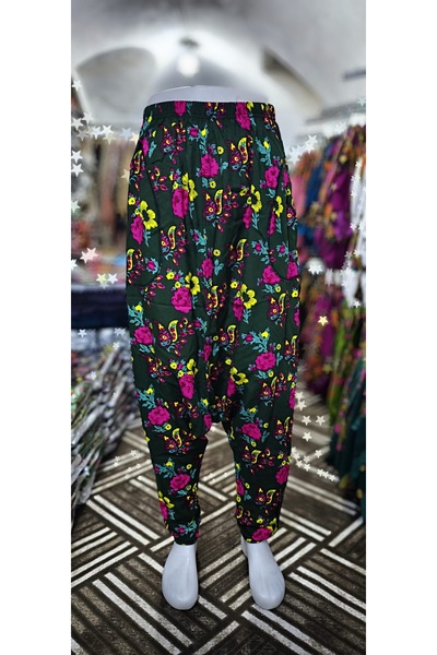 MODA زهرة منقوشة الجيب الفضفاضة