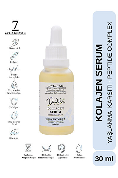 DUDELNA Yaşlanma Karşıtı Kolajen Yüz & Cilt Serumu – Peptit Kompleks | Yoğun ...