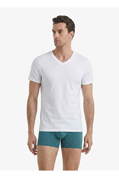 Blackspade Men's Undershirt V-Neck Aura 9508 - White