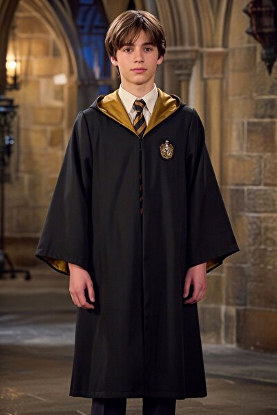 Sihir Dükkanı Ліцензований Гаррі Поттер - Хаффлпаффська мантія