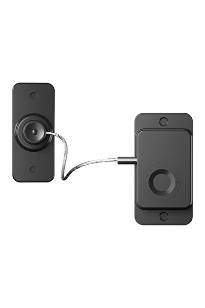 Choice قفل ثلاجة أسود ببصمة الإصبع، وقفل أدراج يعمل بدون مفتاح، وقفل نوافذ يم...