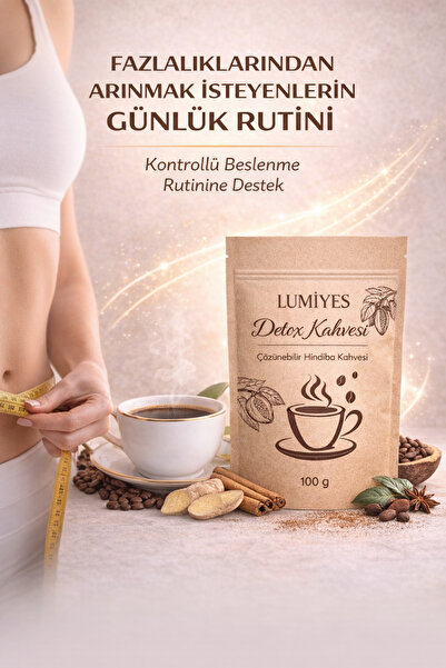 LUMİYES Detox Kahvesi 100 gr – Tokluk Hissi Destekleyici, Sindirim Sürecine D...