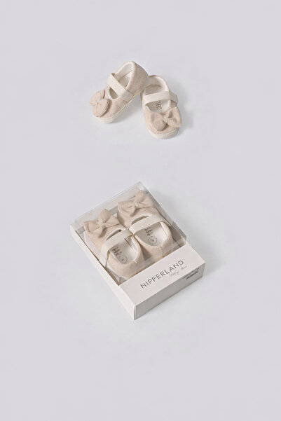 Nipperland 100% Cotton Lined Baby Girl Ballerinas 0-3 Months Velcro No:17-18-19