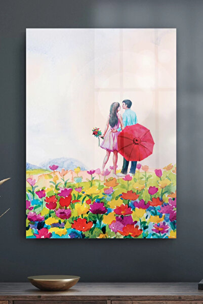 Decovetro Stakleni sto, uljana slika, ljubav