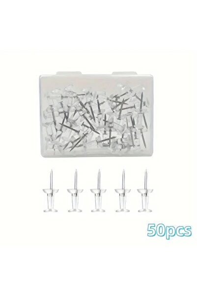 Choice 50 قطعة، 100/200/500/1000 قطعة، دبابيس تثبيت بلاستيكية برأس فولاذي، مس...