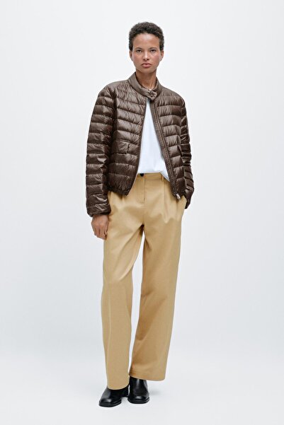 Massimo Dutti Su geçirmez kuş tüyü bomber ceket