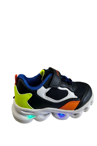 pepino PY23-1253 Bleumarin Saks Orange Pantofi sport pentru băiat Bleumarin P...