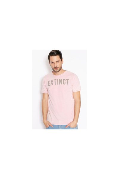 Jack & Jones Ανδρικό μπλουζάκι Jack&Jones 12108309 Quartz Pink/SLIM Ροζ