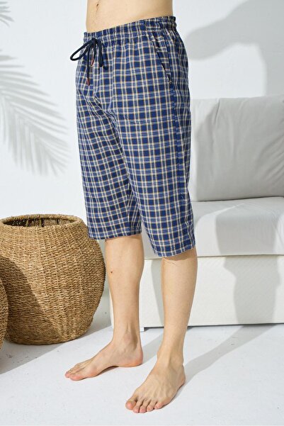 KLY شورت كابري للرجال من Goldoremi 186 مصنوع من قماش البوبلين القطني بنسبة 100%