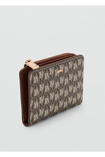 MANGO Woman Logo desenli küçük boy cüzdan