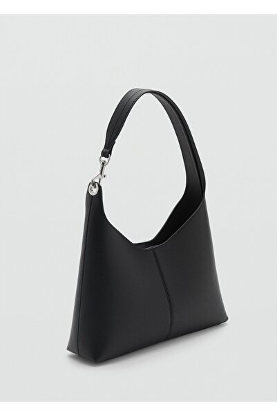 MANGO Woman Metal detaylı shopper çanta