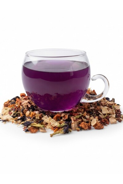 Tea&Pot PURPLE DREAM - MAVİ KELEBEK BİTKİSİ VE MEYVE KARIŞIMI