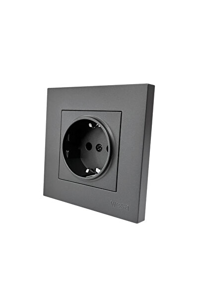 Choice3 EU 1 Socket With Ground Grey Power Skets Plugs Sket Classic 250V Pain...