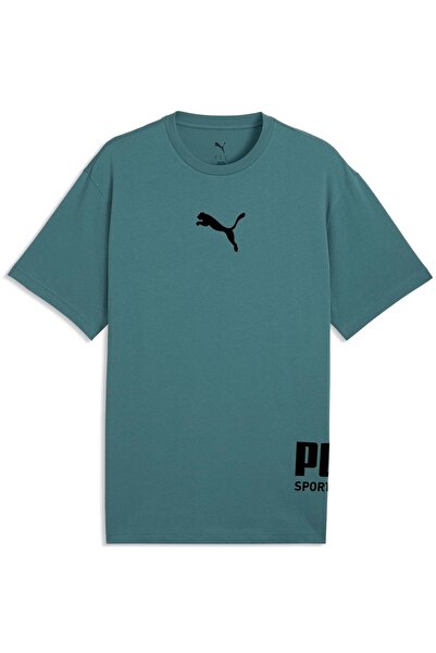 Puma Sport Graphic Tee 692169 T-Shirt Men's T-Shirt Green