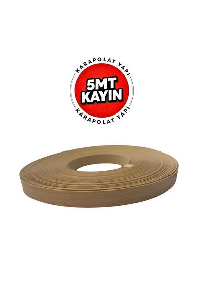 KarapolatYapı Mobilya Kenar Bantı Kayın 20mmx5mt Ütü Bandı