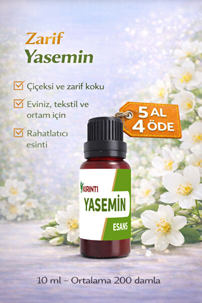 KIRINTI 2000 Yasemin Kokulu Esansı 10 ml – Buhurdanlık, Difüzör ve Oda Kokusu
