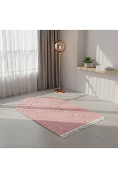 Goat-x سجادة صلاة فاخرة مبطنة بنقشة زهرية أنيقة