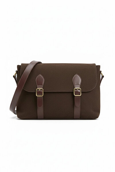 Frida Hot Coffee Suede Vintage Women's Hand and Shoulder Bag
