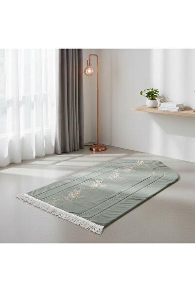 Goat-x سجادة صلاة فاخرة مطرزة بتصميم المحراب – ملمس مخملي مريح