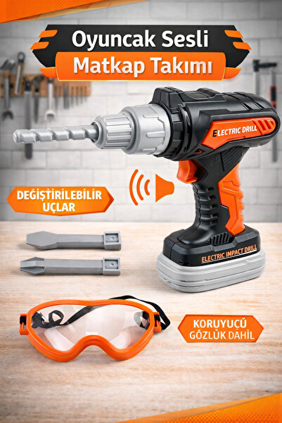 YILDIRIM OYUNCAK Pilli Sesli Tamir Matkap Seti